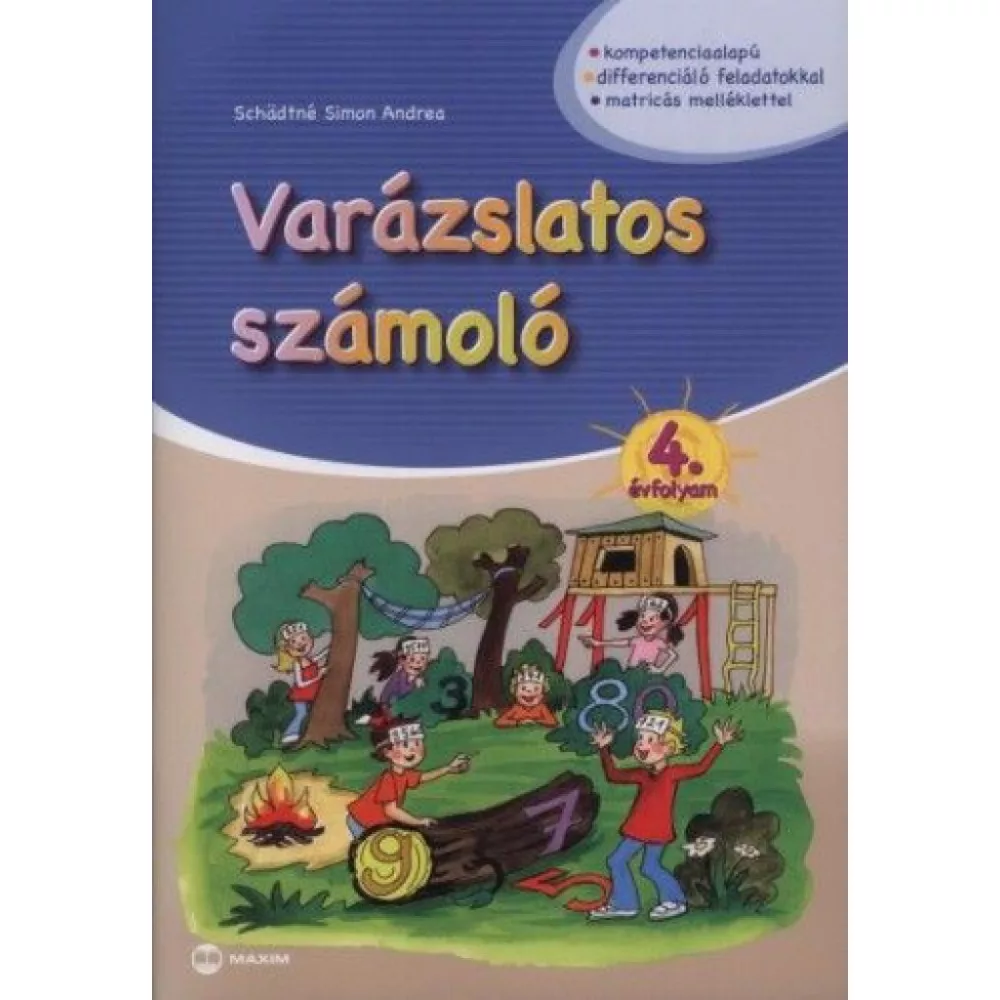 Varázslatos számoló 4. évfolyam - matricás melléklettel