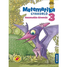   DINÓSULI Matematika gyakorló 3.o. - Összeadás, kivonás (MS-1123)