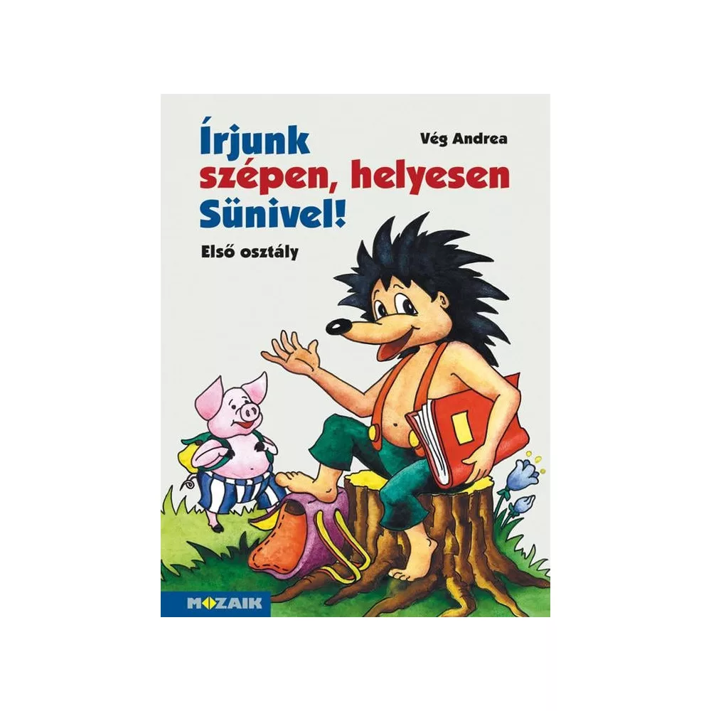 Írjunk szépen, helyesen Sünivel! - Írás és helyesírás gyakorlókönyv 1. o.