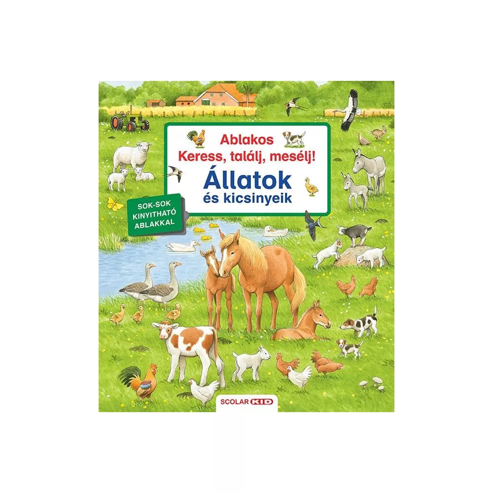 Ablakos Keress, találj, mesélj! - Állatok és kicsinyeik