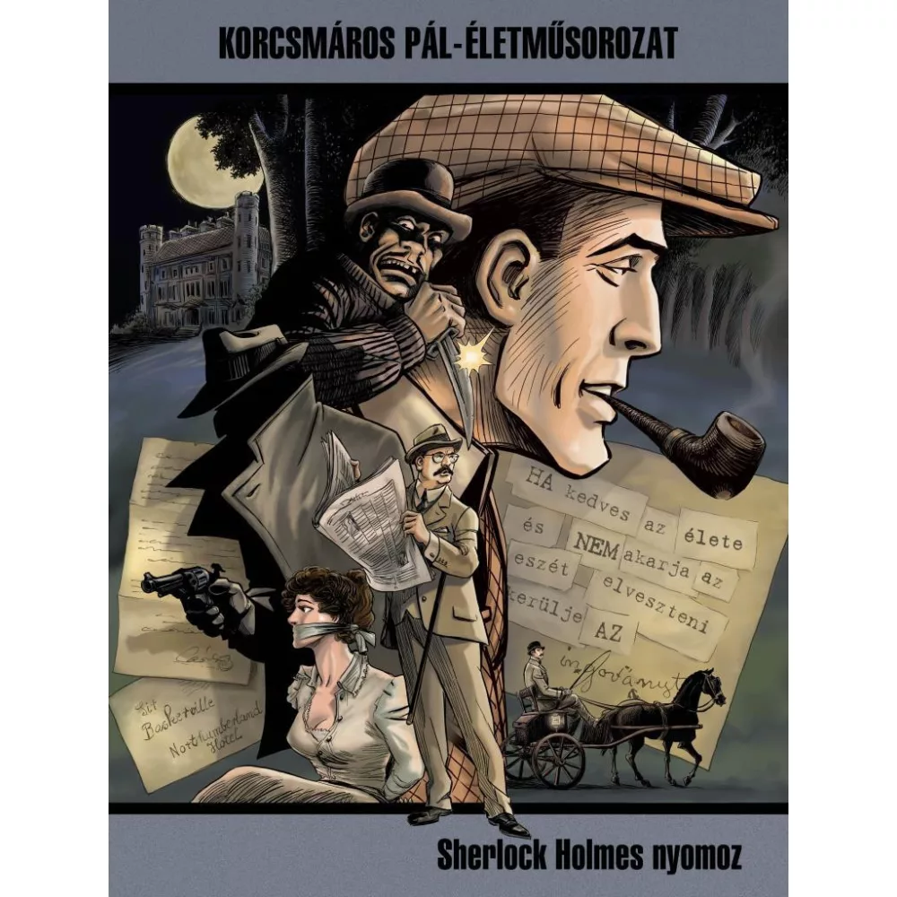 Sherlock Holmes nyomoz (szépia, nagyalakú)