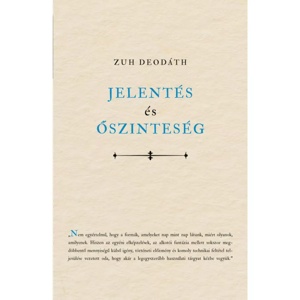 Jelentés és őszinteség