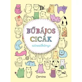 Bűbájos cicák - Színezőkönyv