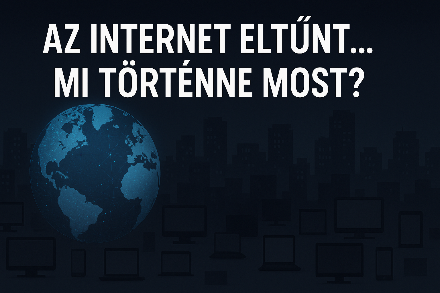 Mi történne, ha egyik napról a másikra eltűnne az internet?